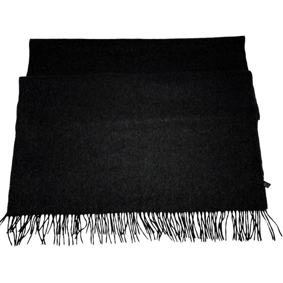 Authentic GUCCI Large Stole Muffler Scarf Gray Cashmere - Picture 10 of 15